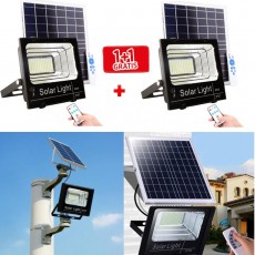 Set 2 Proiectoare Solare Led , Incarcare Solara Tip Stradal , Telecomanda